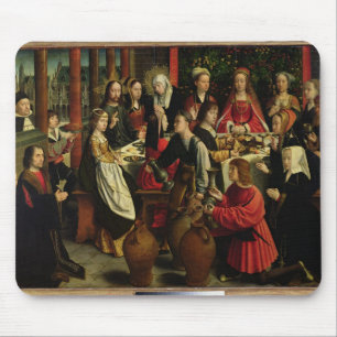 Cana、c.1500-03の結婚の饗宴 マウスパッド