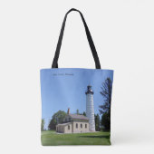 Cana Island Lighthouse all over bag トートバッグ (裏面)