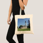 Cana Island Lighthouse tote bag トートバッグ (正面(商品))