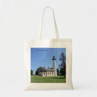 Cana Island Lighthouse tote bag トートバッグ