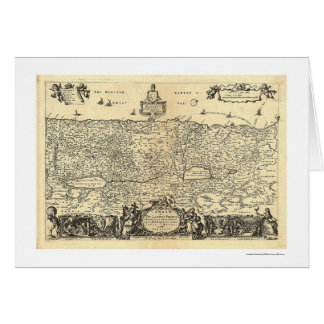 Canaanの地図Moxon 1680年著約束の土地