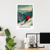 Canaan Valley Ski Print 1 ポスター (ホームオフィス)