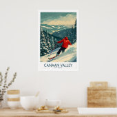Canaan Valley Ski Print 1 ポスター (キッチン)