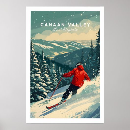 Canaan Valley Travel Poster 1 ポスター (正面)