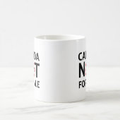 CANADAは米国メープルリーフへの販売を行わない コーヒーマグカップ (中央)