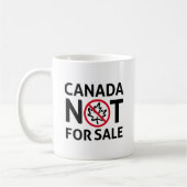 CANADAは米国メープルリーフへの販売を行わない コーヒーマグカップ (左)