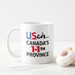 CANADAは米国11州への販売を目的としない コーヒーマグカップ
