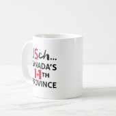 CANADAは米国11州への販売を目的としない コーヒーマグカップ (正面左)