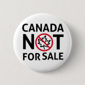 CANADAは販売のためのカナダOh 缶バッジ (正面)