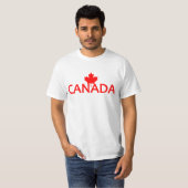 CANADAシャツ、スタイルとカラーを選択 Tシャツ (正面フル)