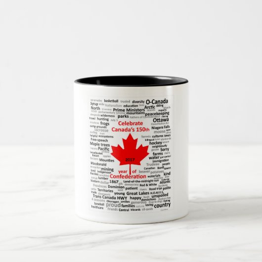 Canada150マグ ツートーンマグカップ (中央)