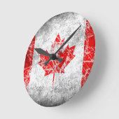 canada2 ラウンド壁時計 (傾斜)