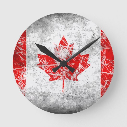 canada2 ラウンド壁時計 (正面)