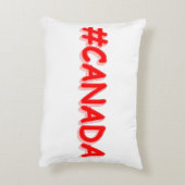 "#CANADA"かわいい式デザイン。買今 アクセントクッション (裏面(縦))
