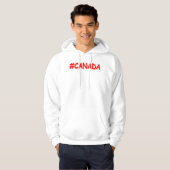 "#CANADA"かわいい式デザイン。買今 パーカ (正面フル)