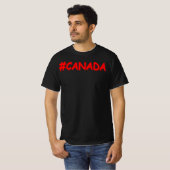 "#CANADA"かわいい式デザイン。買今 Tシャツ (正面フル)
