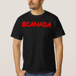 "#CANADA"かわいい式デザイン。買今 Tシャツ