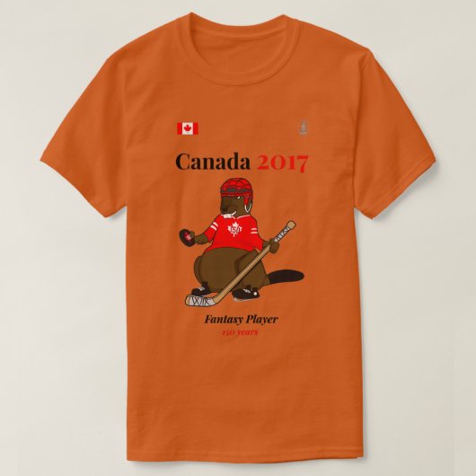 Canada 祝 Day Canada 150およびCanada 2017 Fi Tシャツ (デザイン正面)