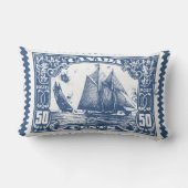 CANADA 離れ Ships Stamp Goodbye Gift用 ランバークッション (裏面)