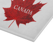 CANADA-鮮やか Red Maple Leaf/カスタマイズ カッティングボード (角)