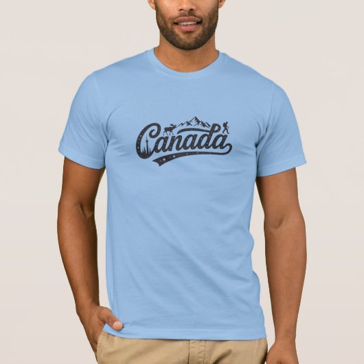 Canada Adventure Wilderness Graphic Tシャツ (正面)