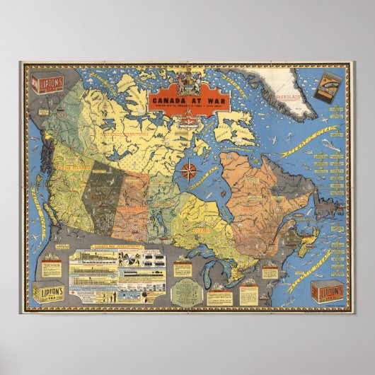 Canada At War ポスター (正面)