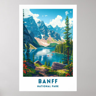 Canada Banff National Park Poster ポスター