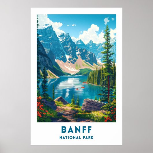 Canada Banff National Park Poster ポスター (正面)
