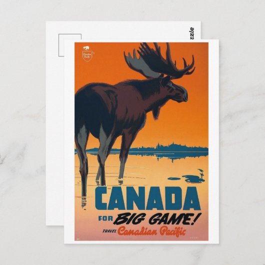 Canada big game ポストカード (正面/裏面)