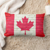 CANADA BRICK FLAG ランバークッション (ブランケット)