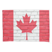 CANADA BRICK FLAG 枕カバー (正面)