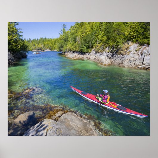 Canada, British Columbia, Vancouver Island. Sea 2 ポスター (正面)