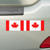 CANADA CARFLAG , Sticker バンパーステッカー (車上)