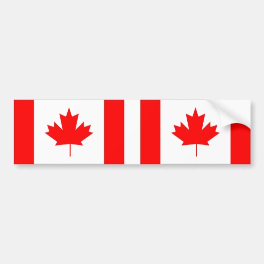 CANADA CARFLAG , Sticker バンパーステッカー (正面)