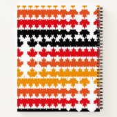CANADA COLORS MAPLE BY MASANSER PIXELAT ノートブック (裏面)