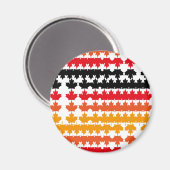 CANADA COLORS MAPLE BY MASANSER PIXELAT マグネット (正面/裏面)