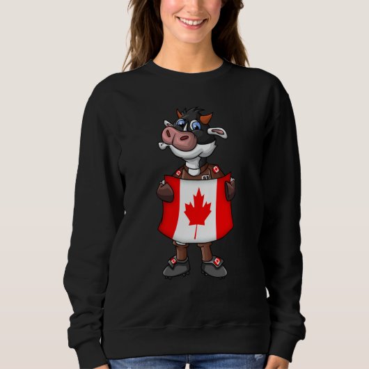 Canada Cow Fan スウェットシャツ (正面)
