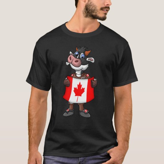 Canada Cow Fan Tシャツ (正面)