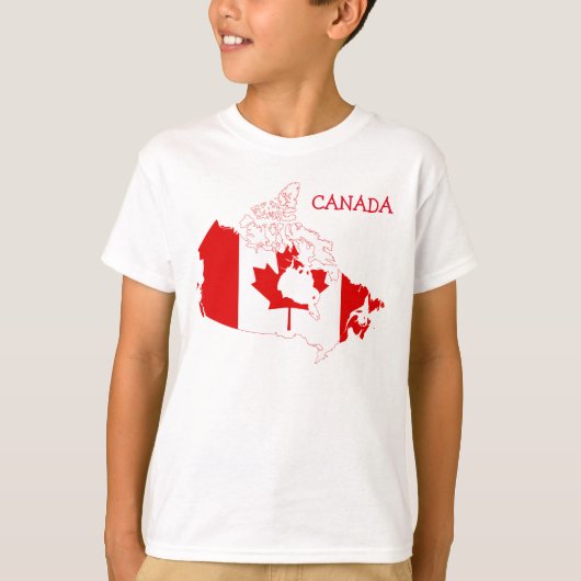 Canada Customizable KidのTシャツ Tシャツ (正面)