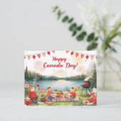 Canada Day シーズンポストカード (スタンド正面)