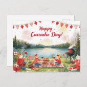 Canada Day シーズンポストカード (正面/裏面)