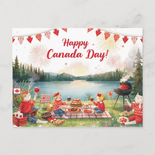 Canada Day シーズンポストカード (正面)