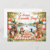 Canada Day シーズンポストカード (正面/裏面)
