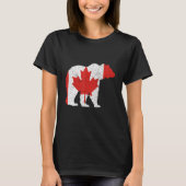 Canada Day Bear and Grizzly Tシャツ (正面)