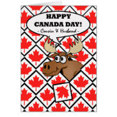 Canada Day for Cousin and Husband, Funny Moose (正面)