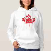 CANADA double RAIN EARTH MAPLE BY MASANSER PIXELAT パーカ (正面)