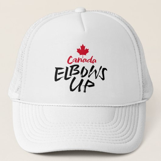CANADA Elbows赤いカエデはアメリカに販売されていない キャップ (正面)