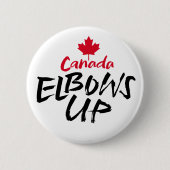 CANADA Elbows赤いカエデは米国に販売されていない 缶バッジ (正面)