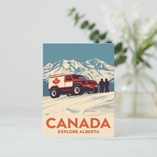 Canada Explore Alberta Off-Road Adventure ポストカード (スタンド正面)