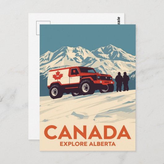 Canada Explore Alberta Off-Road Adventure ポストカード (正面/裏面)